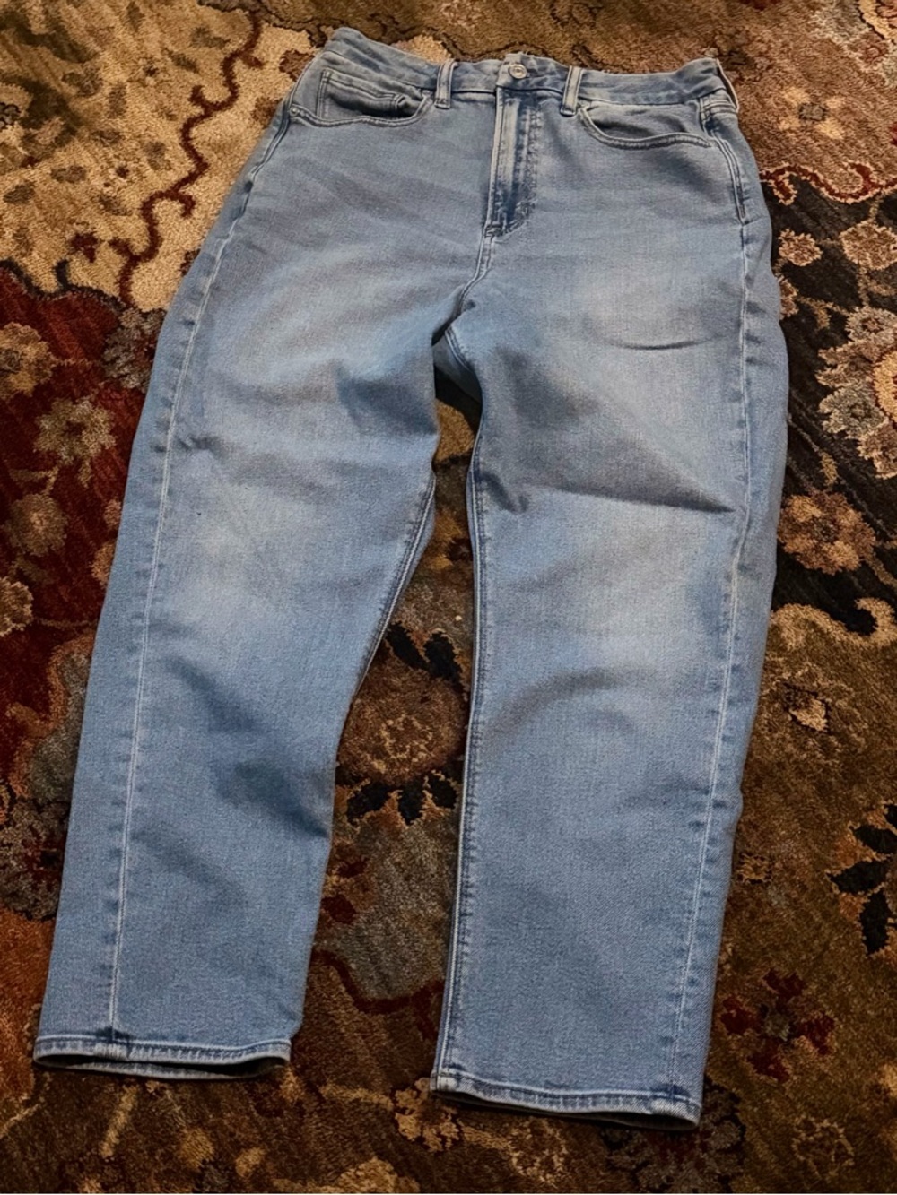 American Eagle Outfitters Light Blue High-Rise Jeans